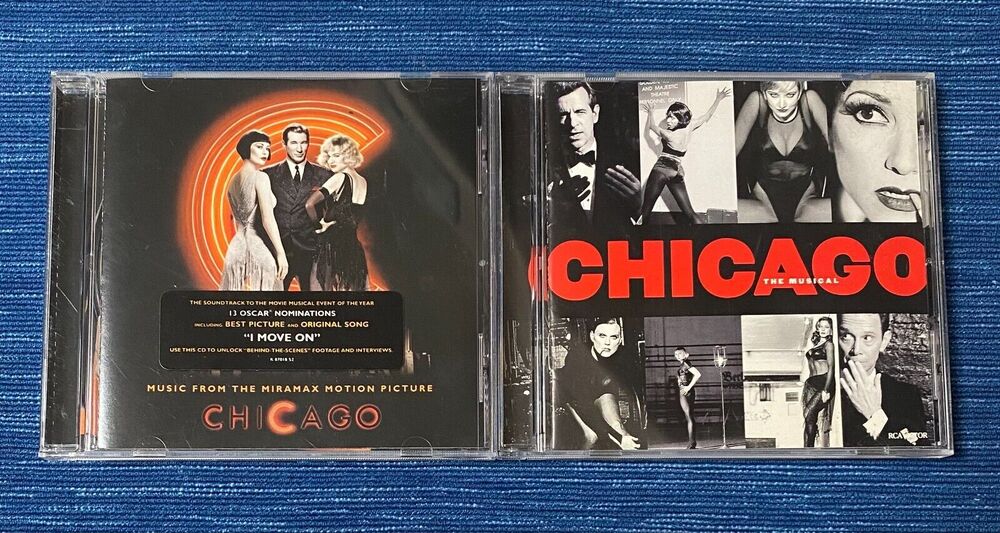 Pair Chicago Music From The Miramax Motion Picture CD 2003 & The Musical CD 960A